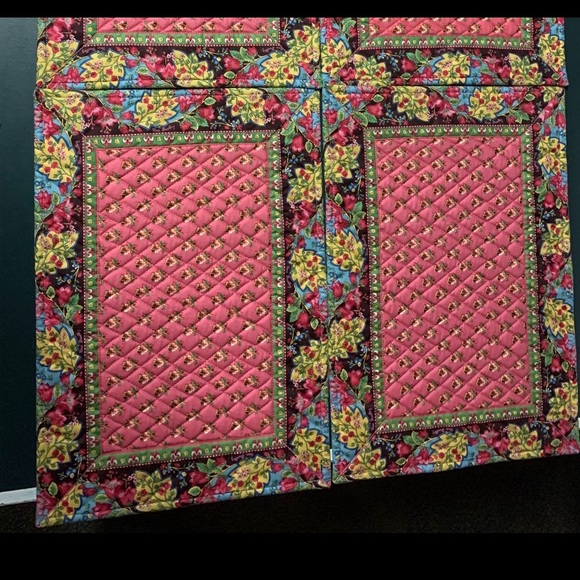 Vera Bradley Dining New 6 Pink Pansy Vera Bradley